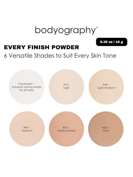 Bodyography Every Finish Powder - #40 Light Medium - Picture 2 of 2